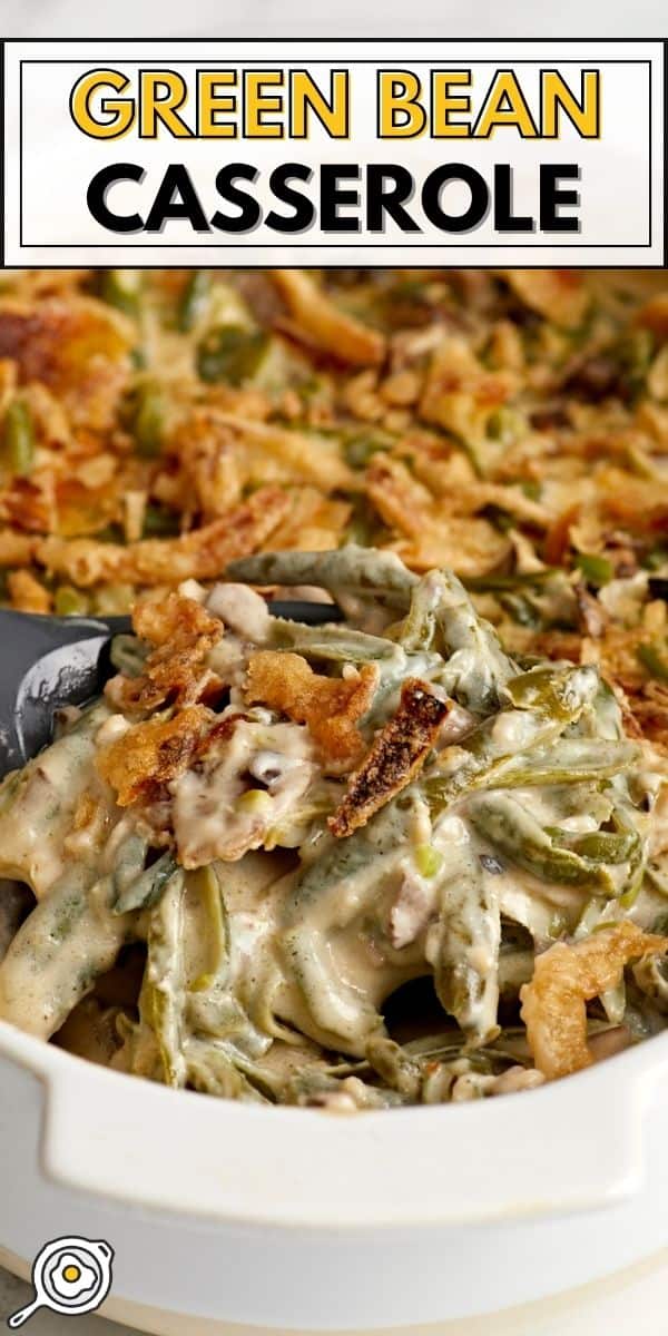 green bean casserole pin image