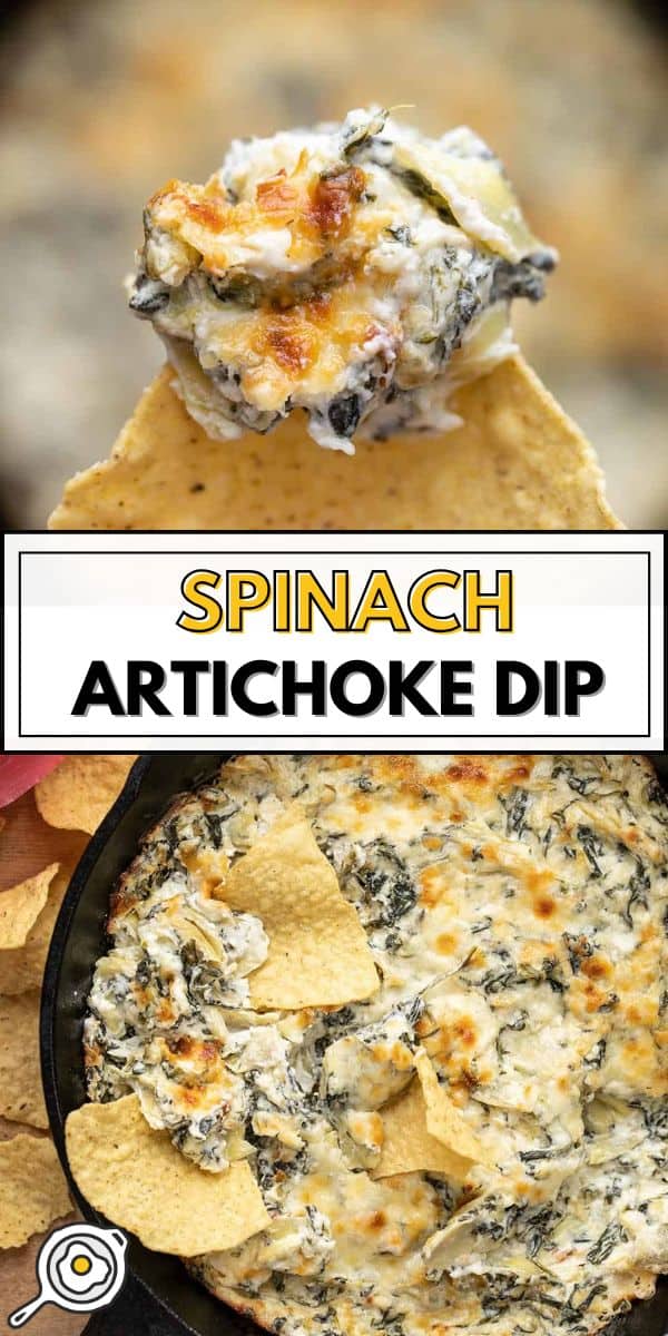SPinach Artichoke Dip pin image