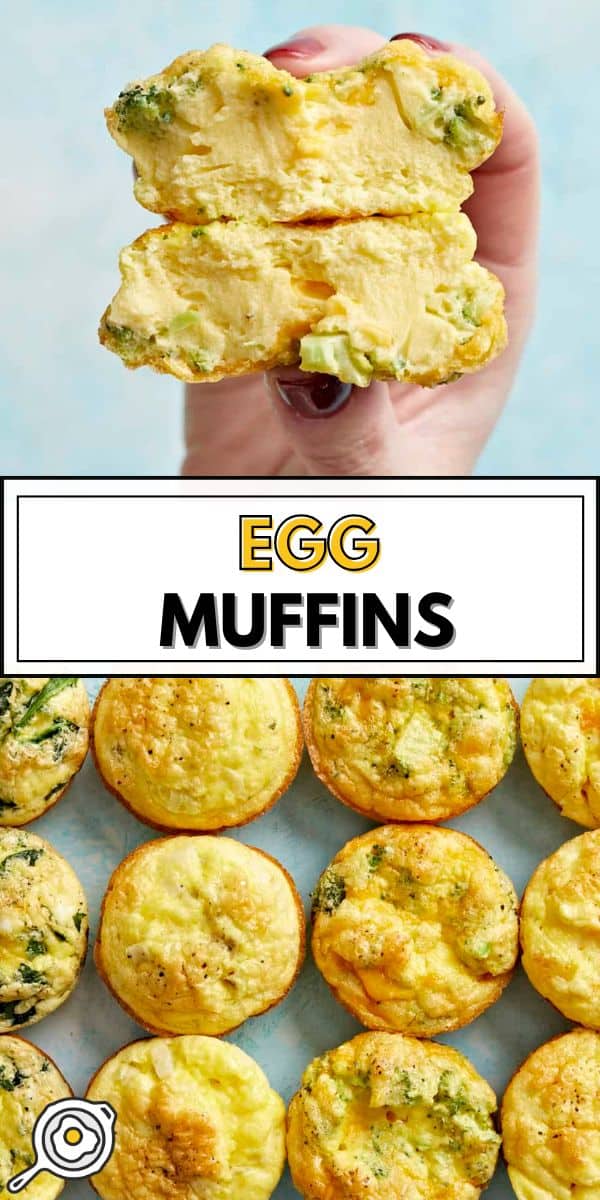 egg muffins pin image