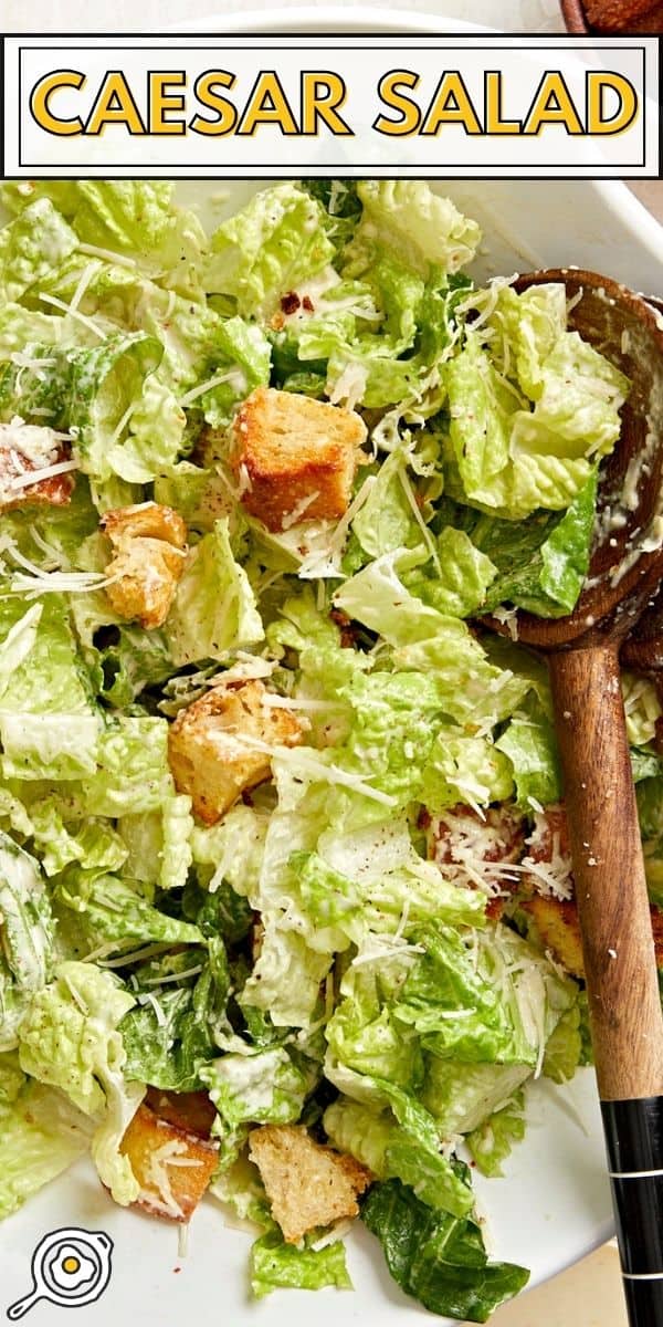caesar salad pin image