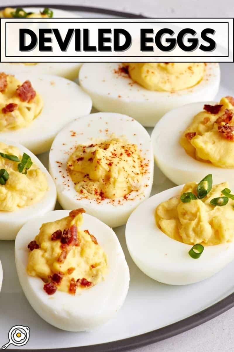 deviled eggs pin image