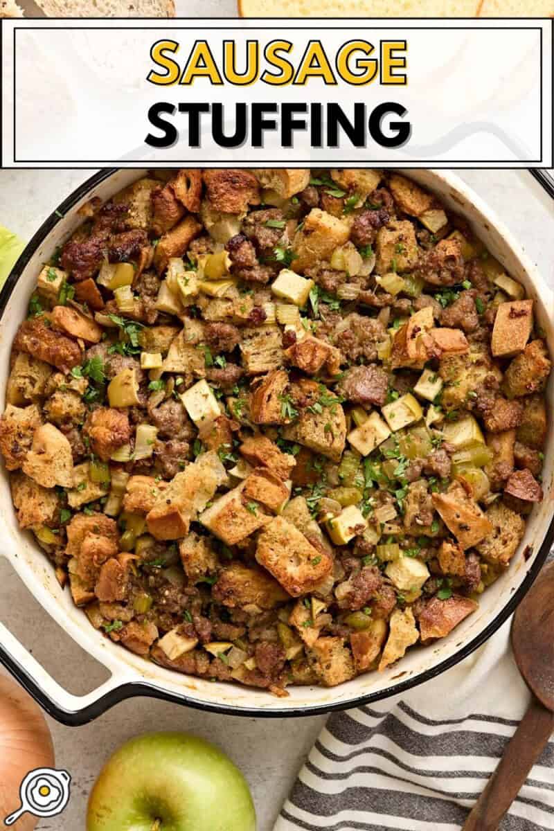 sausage stuffing pin image