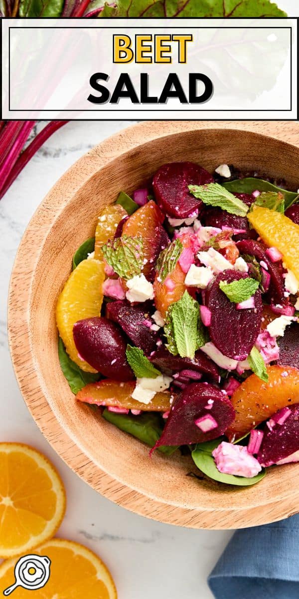 beet salad pin image