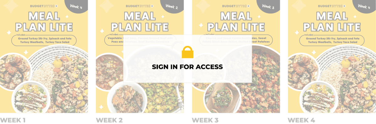 Meal Plan Restriction