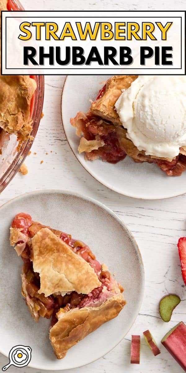 Strawberry Rhubarb Pie pin image