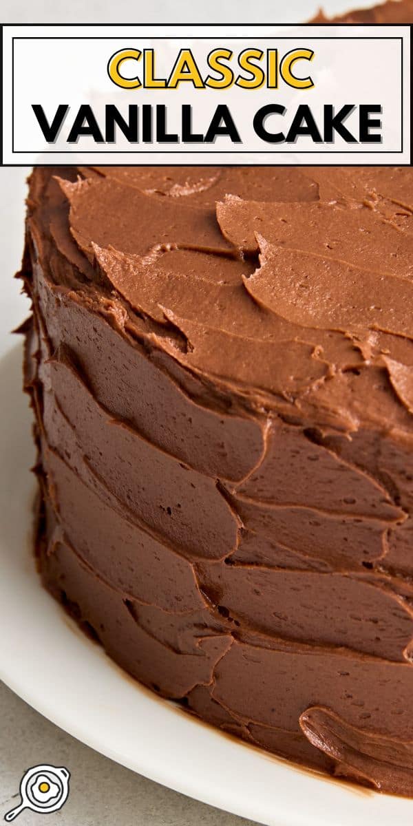 vanilla cake pin image