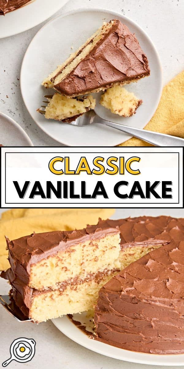 vanilla cake pin image