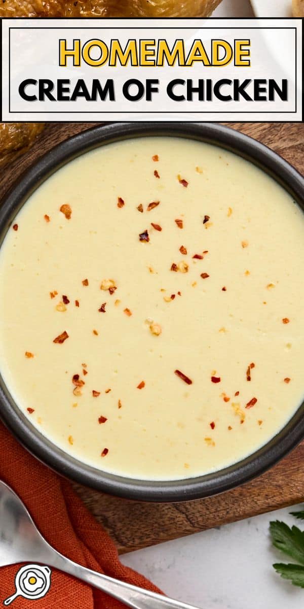 cream of chicken soup pin image