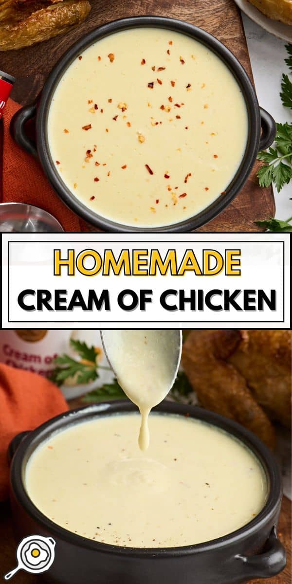 cream of chicken soup pin image