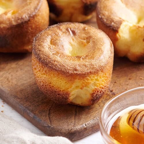 front of a fresh popover