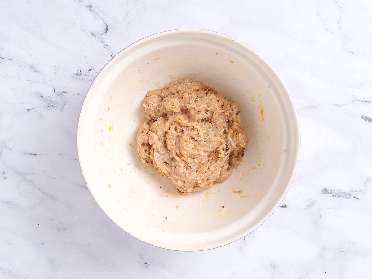 Marry me meatball mix in a bowl.