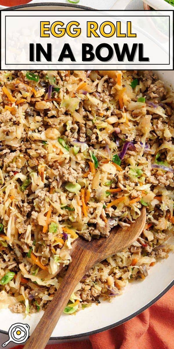 egg roll in a bowl pin image