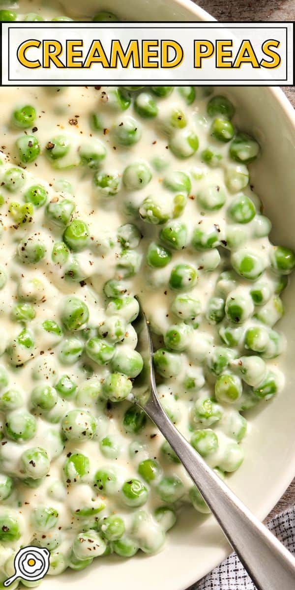 creamed peas pin image