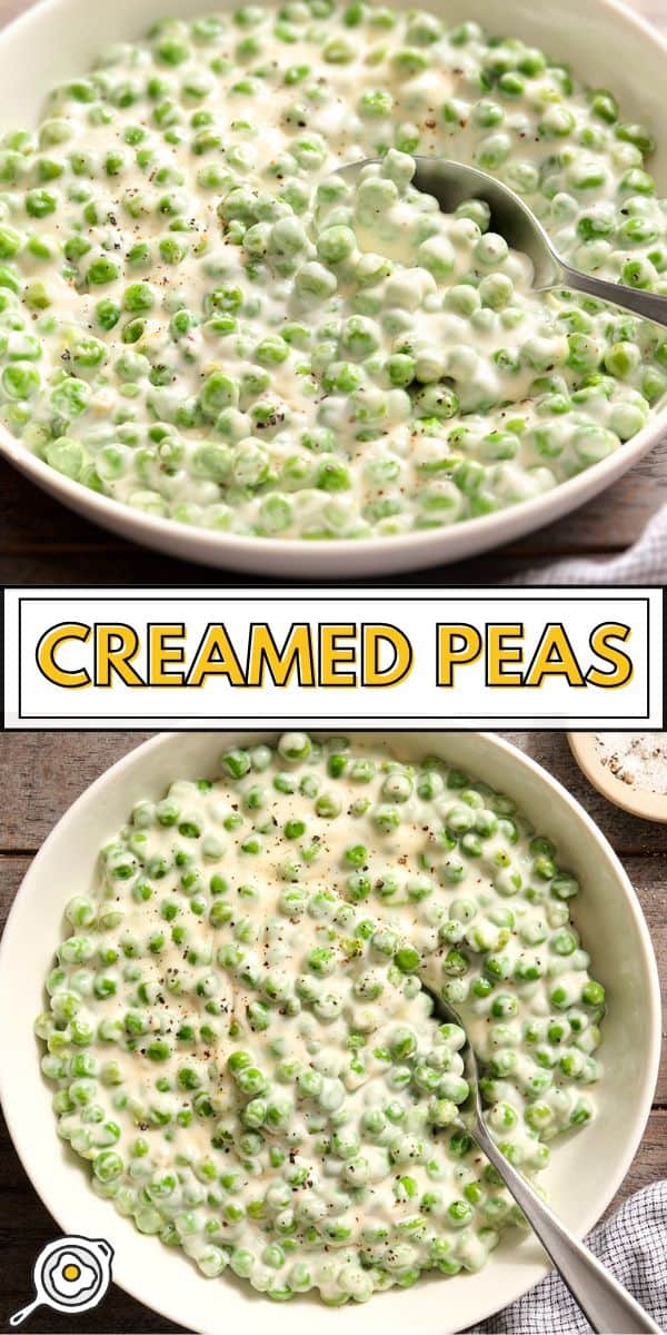creamed peas pin image