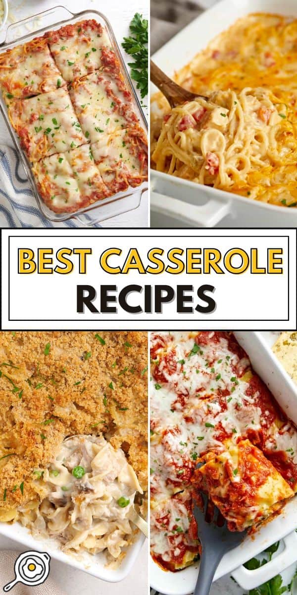 casserole recipes pin image