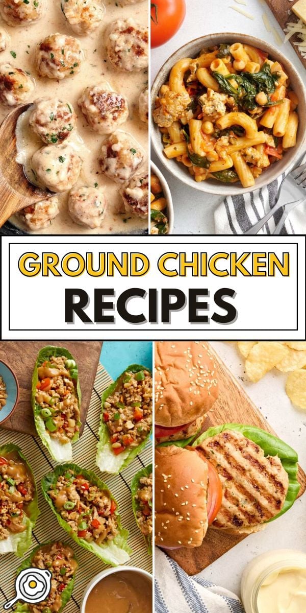 ground chicken pin image